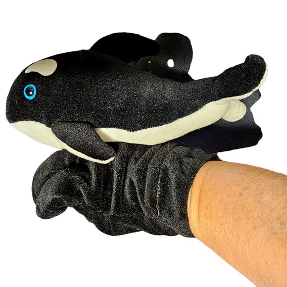 Hand Puppet Whale Plush Creations Stuffed Animal Glove Vintage 1997 - Picture 3 of 6